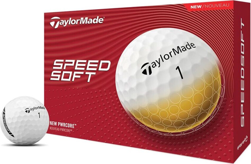 Taylormade Speedsoft Golfball Hvit