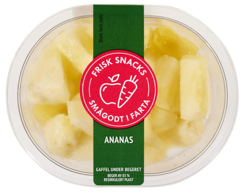 Ananas i Biter 200g Frisk Snacks
