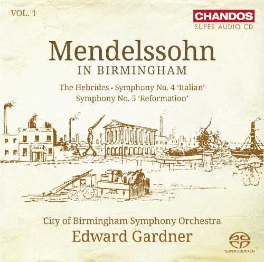 Edward Gardner Mendelssohn In Birmingham 1 CD