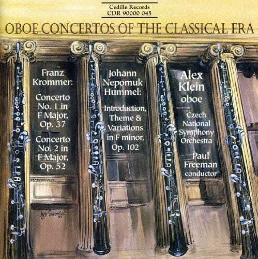 Alex Klein Krommer: Oboe Cto #1 Op.37; #2 Op.52; Et Al CD