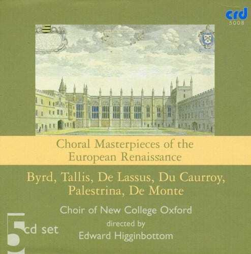Oxford New College Choir Choral Masterpieces Of The European Renaissance CD