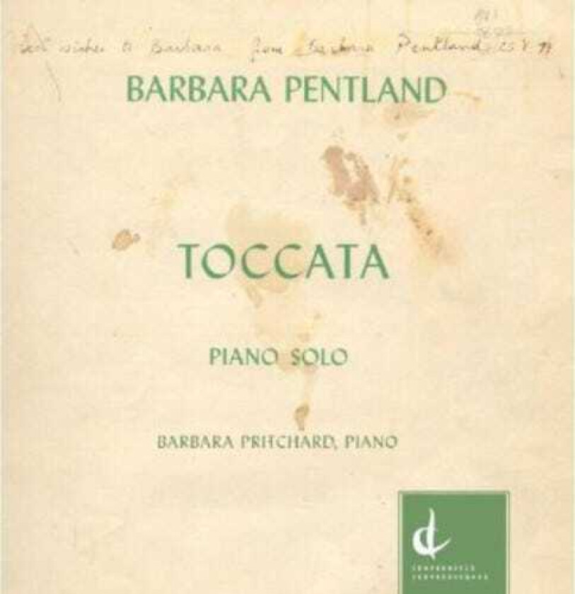 Barbara Pentland Toccata CD