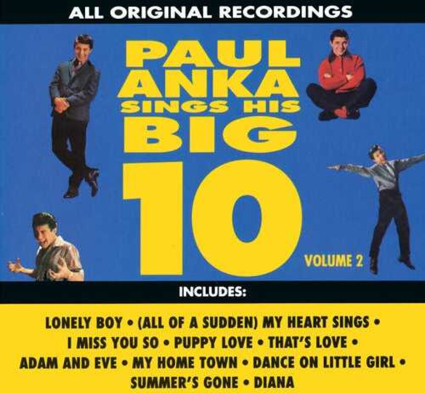 Paul Anka Sings His Big Ten 2 CD