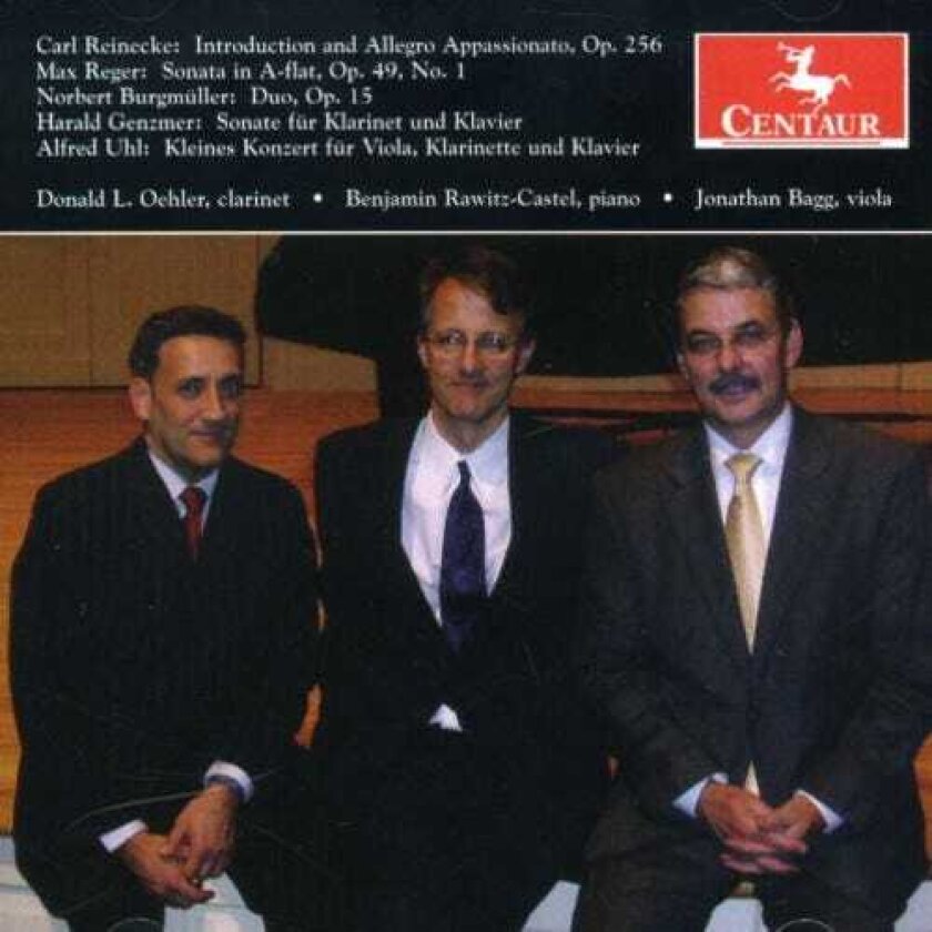 Don Oehler, Benjamin Rawitz, Jonathan Bagg Introduction & Allegro Apassionato Op 256 CD