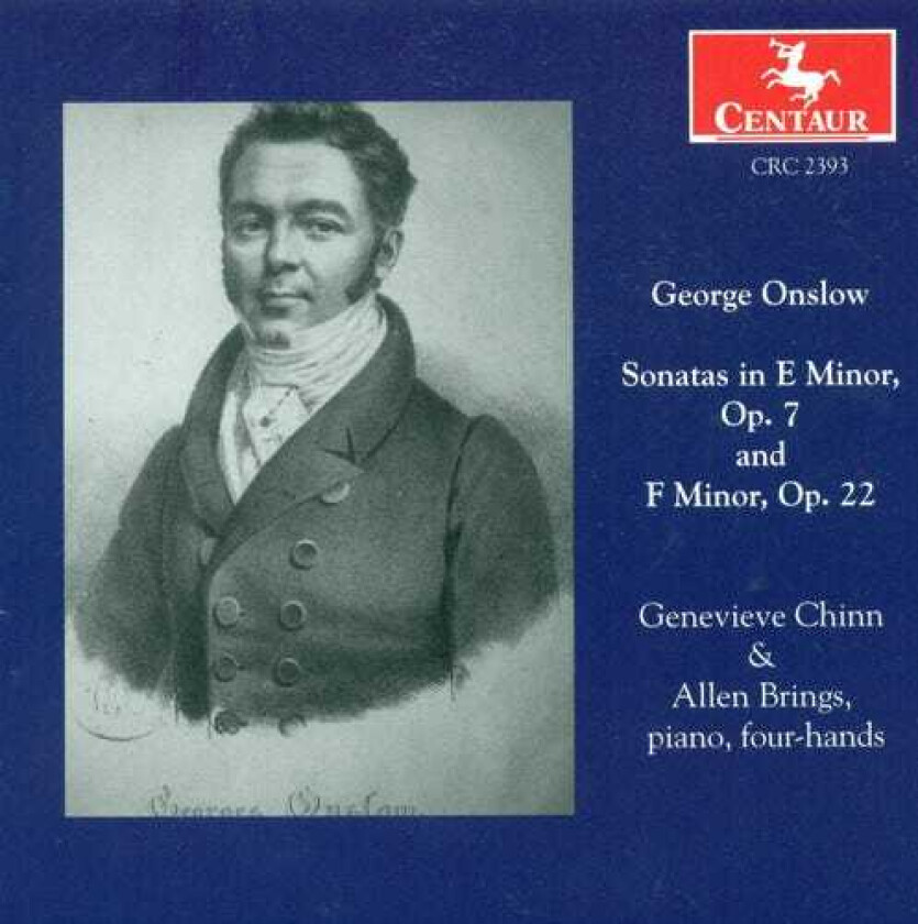 Allen Brings, Genevieve Chinn, George Onslow Stas In E Minor Op 7 & F Minor Op 22 CD