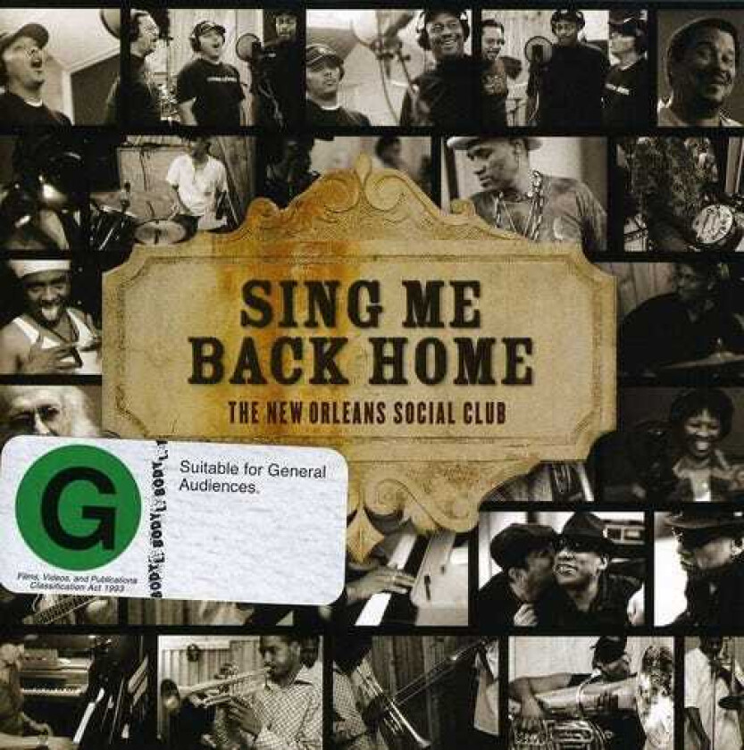 The New Orleans Social Club Sing Me Back Home CD
