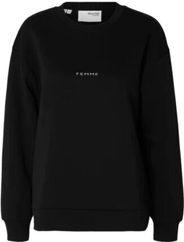 Lisa Hankie Ls Crew Neck Sweat - Black L