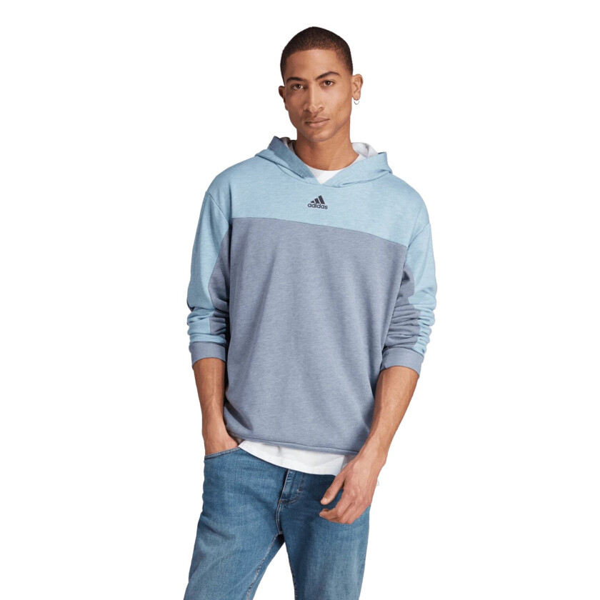 adidas Mélange Hoodie, hettegenser herre BLUE G/WOBLME