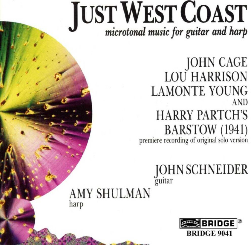 Amy Shulman, Amy Schulman, Gene Sterling, John Schneider, Harry Partch, Lamonte Young, LOU HARRISON Just West Coast CD