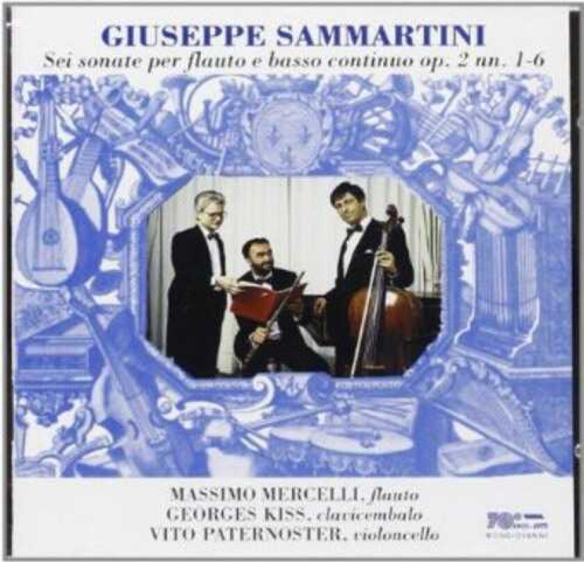 Georges Kiss, Massimo Mercelli, Vito Paternoster, Giuseppe Baldassare Sammartini Sonatas For Flute & Basso CD