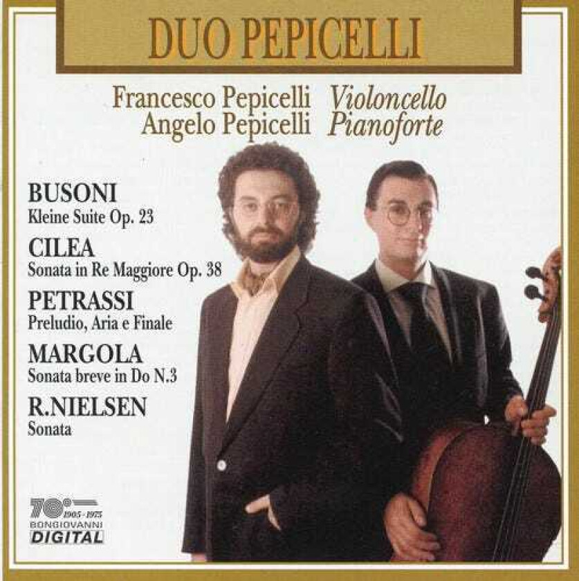 Duo Pepicelli Sonata In Re Magg Op 38 / Sonata Breve In Do N 3 CD