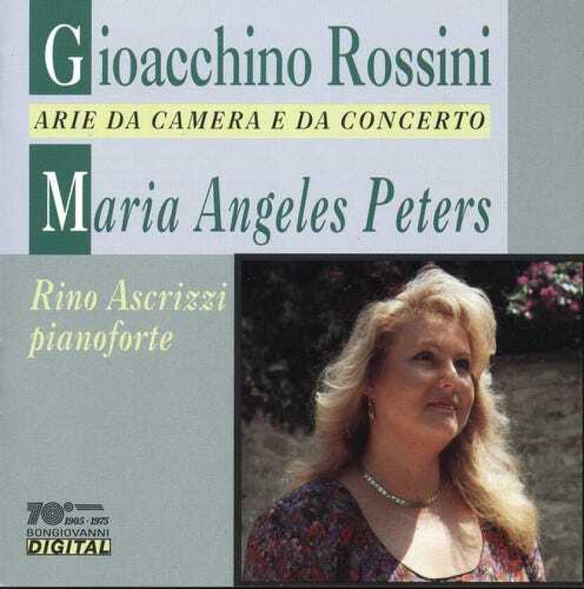 Maria Angeles Peters Arie Da Camera E Da Concerto CD