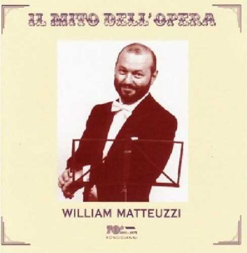 William Matteuzzi, Domenico Cimarosa Recital CD