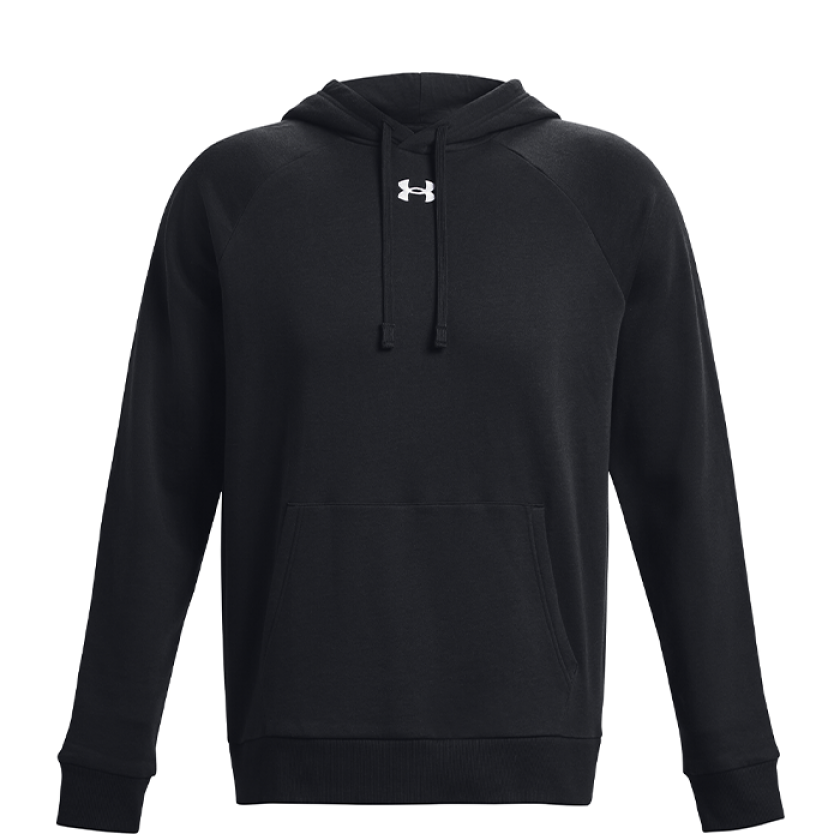 Bilde av Rival Fleece Hoodie, hettegenser herre Black /  / White