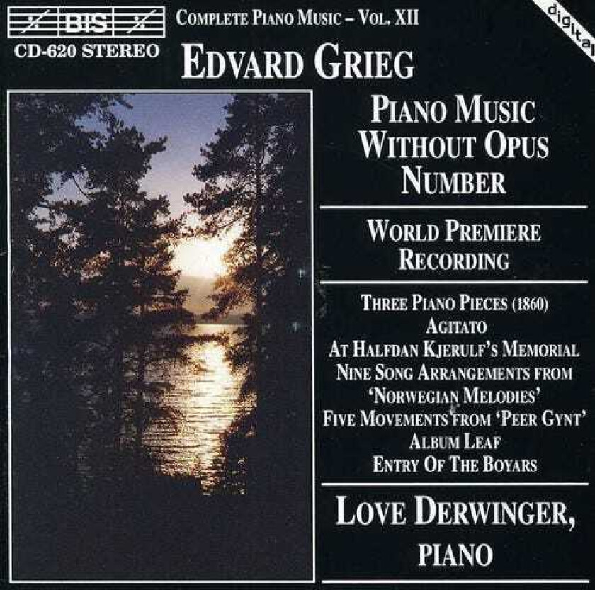 Love Derwinger World Premiere Recording / Piano Music CD