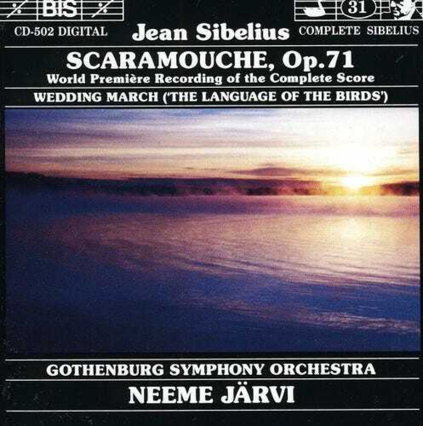 Neeme Järvi, Mats Levin, Petera Vahle Scaramouche CD