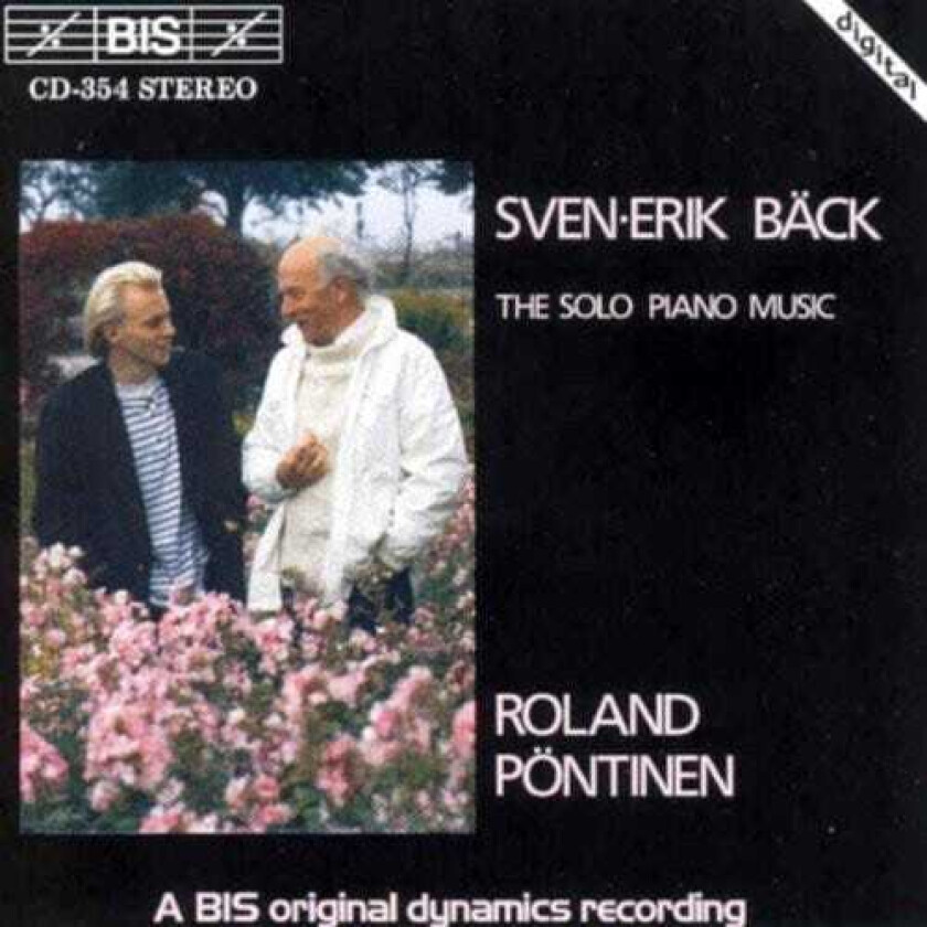 Roland P Ntinen, Roland Pöntinen, Svenerik Bäck Complete Piano Music CD