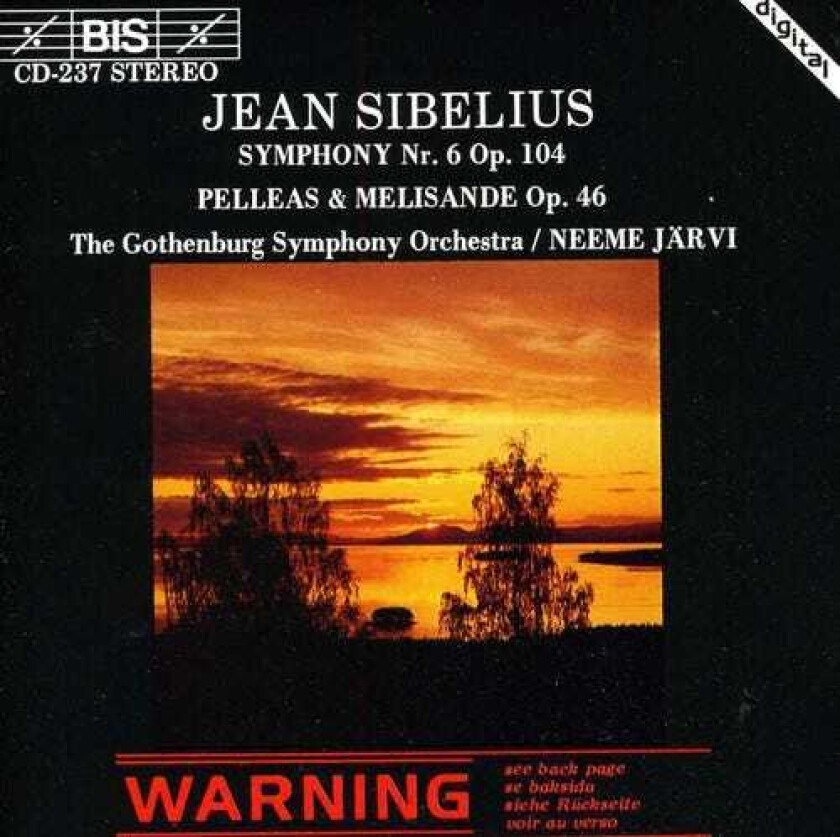 J. Sibelius, Bj Rn Bohlin, Björn Bohlin Symphony 6 CD