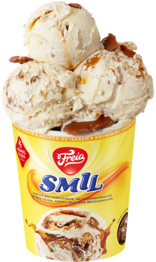 Fløteis Smil 450ml Hennig-Olsen Is