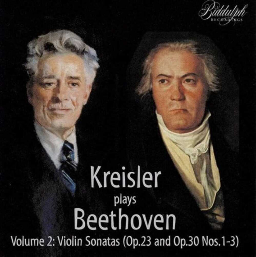 Fritz Kreisler Beethoven: Violin Sonatas Vol 2 CD