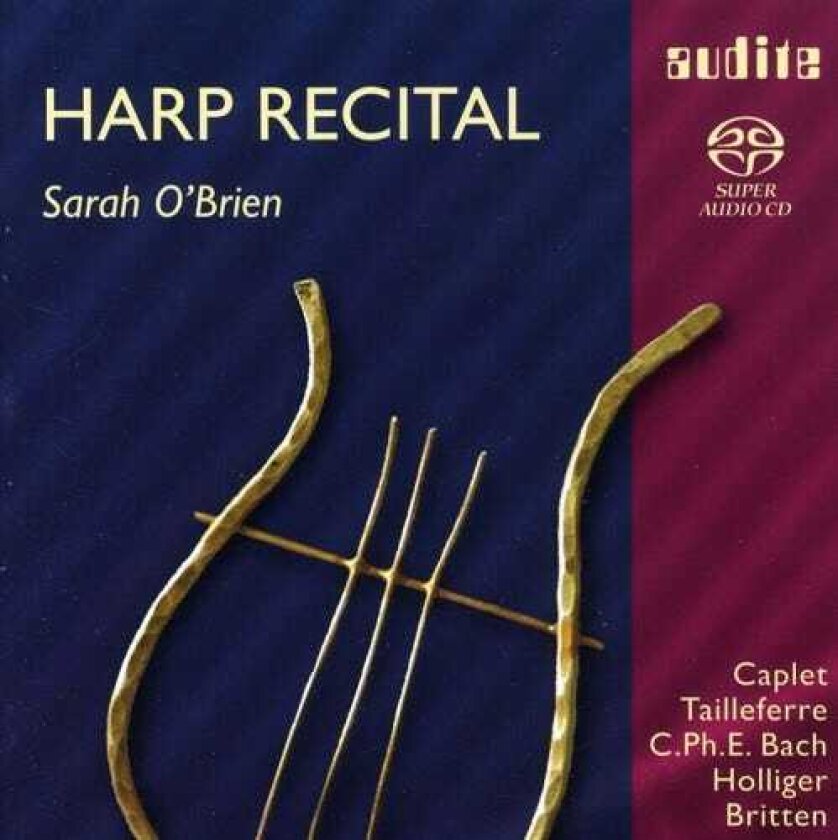 Sarah O'Brien, André Caplet, Heinz Holliger, Welsh Traditional Harp Recital CD