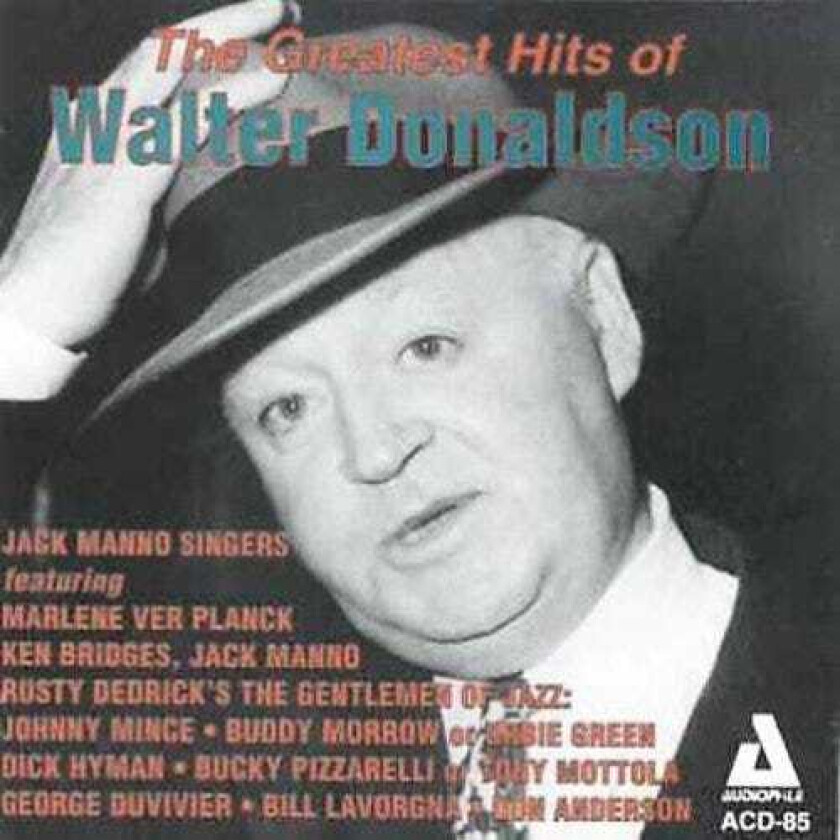 Jack Manno Greatest Song Hits Of Walter Donalds CD