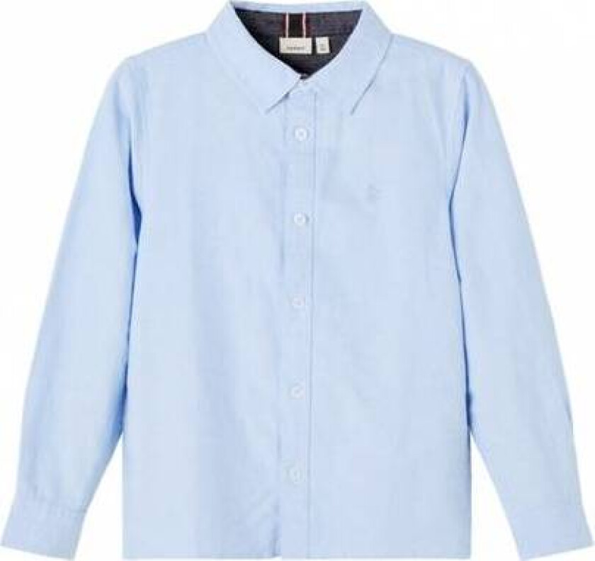Bilde av Name It - Skjorte Slim Lyseblå