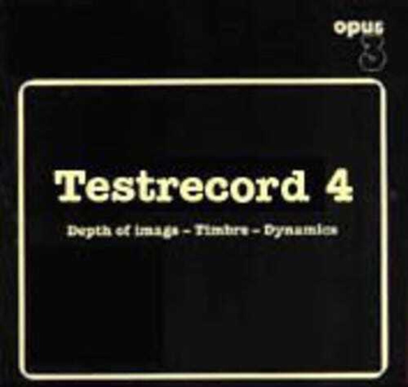 Diverse Artister Testrecord 4: Depth Of Image LP/Vinyl