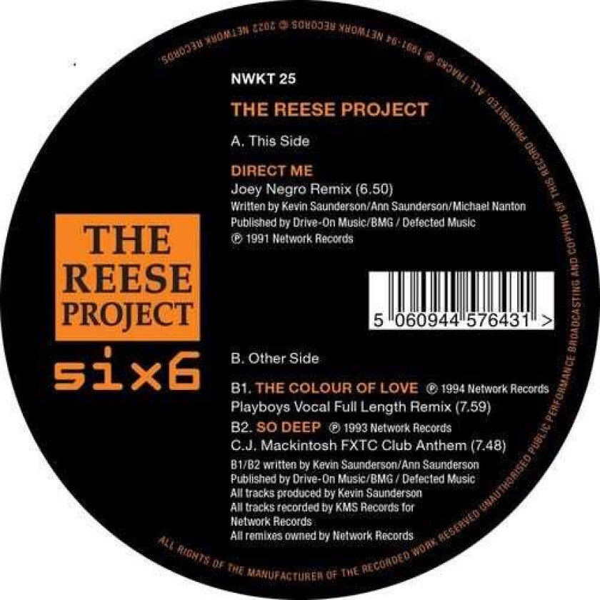 The Reese Project Remixes LP/Vinyl