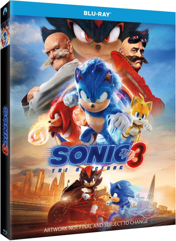 Sonic The Hedgehog 3 Bluray