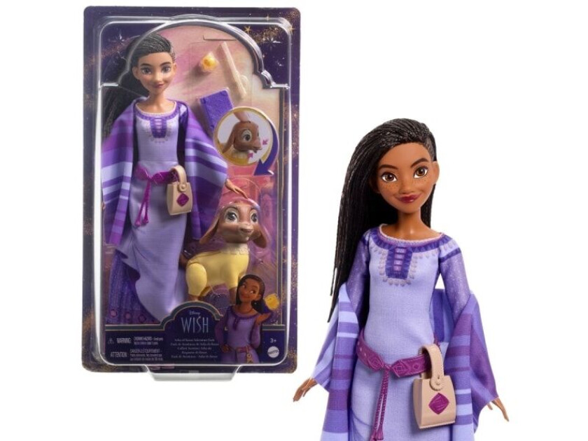 Ønske Motedukke M/ Tilbehør - Asha På Reise