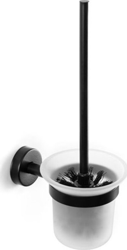 Kapitan Wall-Mounted Toilet Brush Kapitan Uno 17 01 55, Black Matte