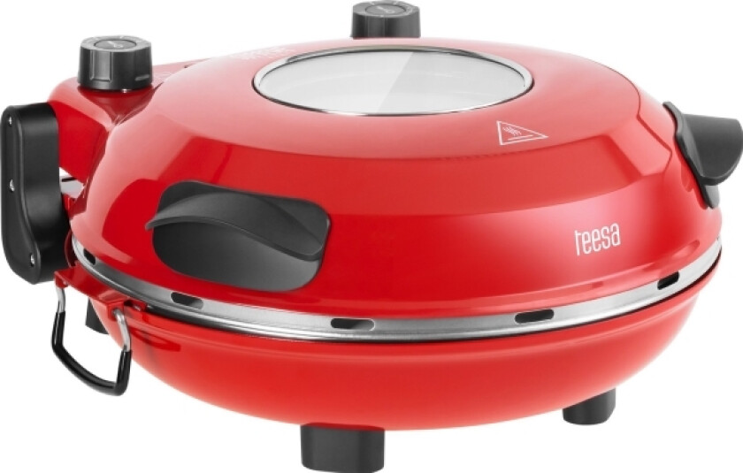 Supreme + Pizzaovn, 1200 W, 32 Cm, Vindu, Avtagbar Stein, Styring Av To Varmeovner