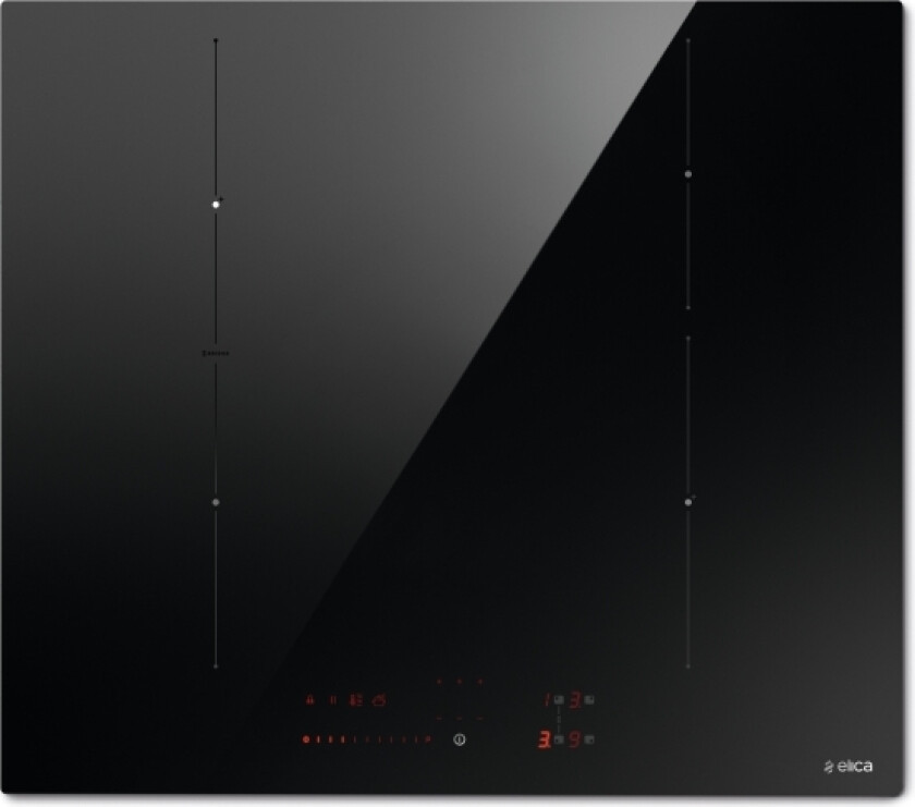 Ratio 604 Plus, Sort, Zone Induksjonstopp, Glass, Venstre Foran, Elektrisk, 1600 W