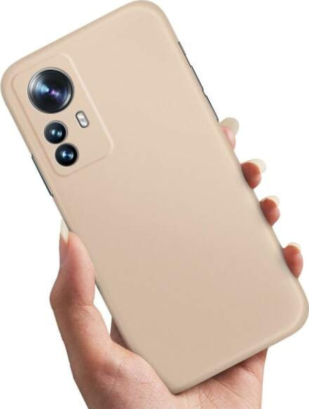 Xiaomi 12T/12T Pro - Deksel/Mobildeksel Beige