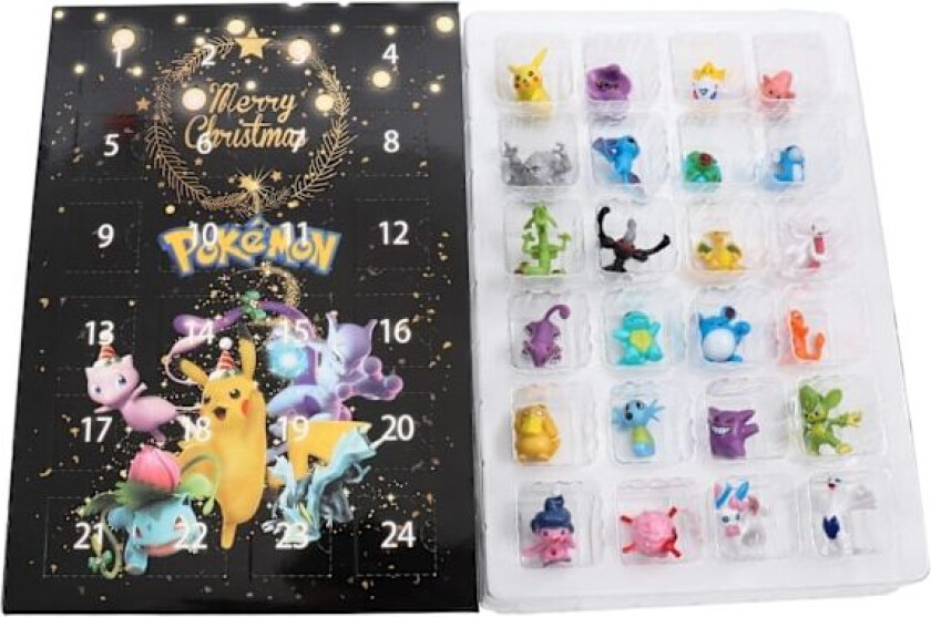 50 % rabatt! 2023 Julekalender - 24 gaver med søte figurer Style 2