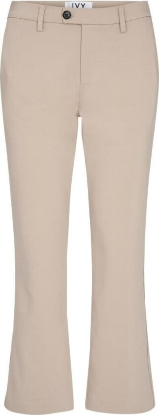 Alice Cropped Flare Bukse - 72 Latte