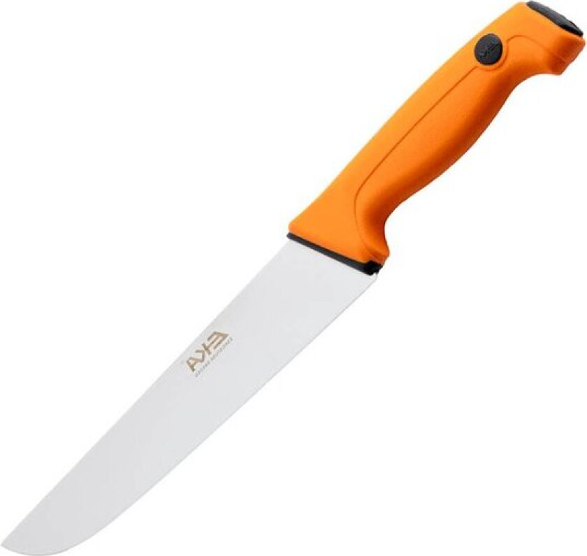 Pro slaktekniv m/bredt blad 24 cm oransje