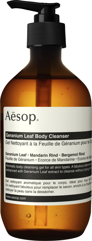 Geranium Leaf Body Cleanser 500ml - Dusjsåpe
