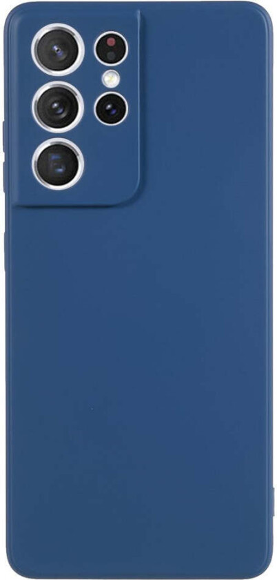 Samsung Galaxy S21 Ultra Fôret Fleksibelt Plast Deksel - Blå