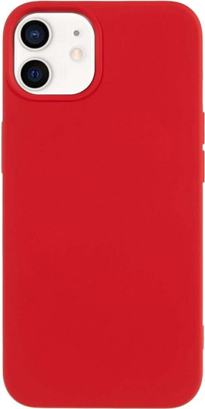 iPhone 12 Mini Fleksibelt Plast Deksel - Rød