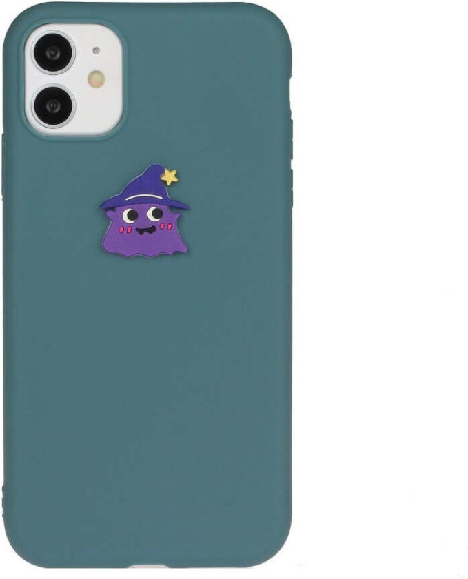 iPhone 11 Silikon Deksel med Figur - Blå / Trollmann