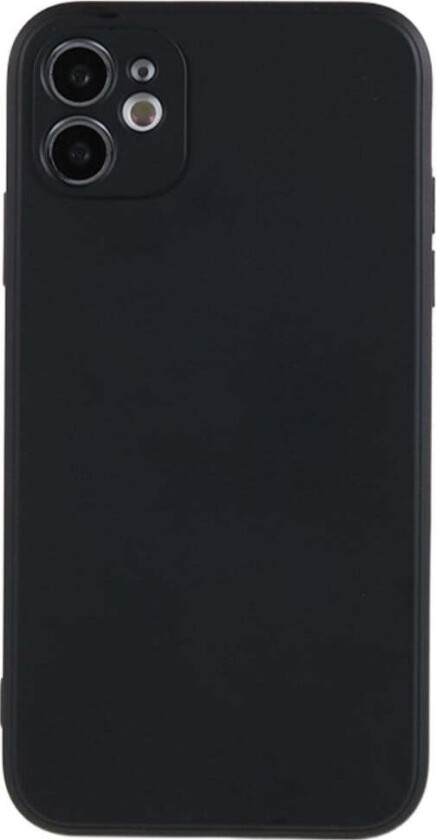 iPhone 11 Fôret Fleksibelt Plast Deksel - Svart