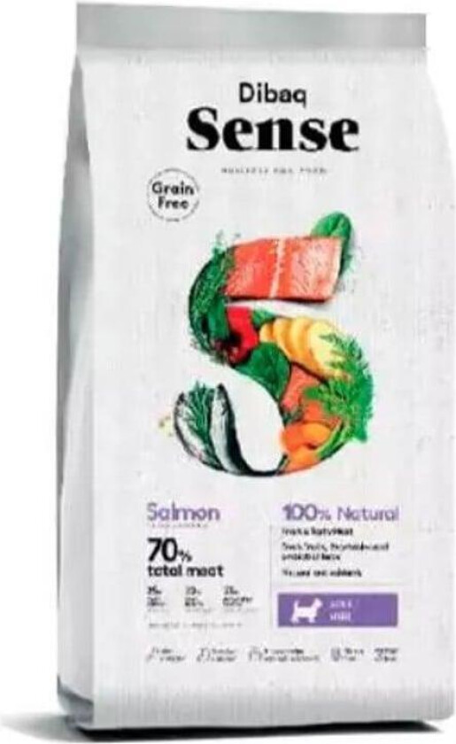 Dog Grainfree Adult Salmon Small Breeds Tørrfôr til hund 500 g