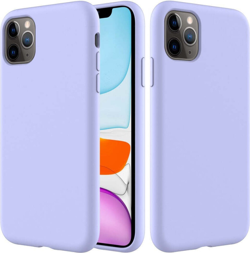 iPhone 11 Pro Fôret Silikon Deksel - Lilla