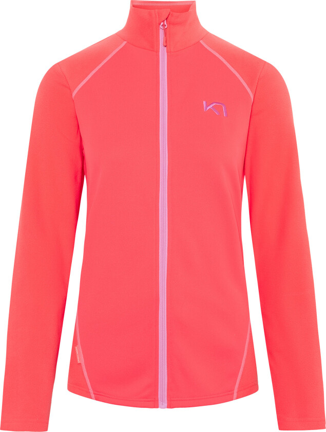Women's Kari Full Zip Fleece Light Red
