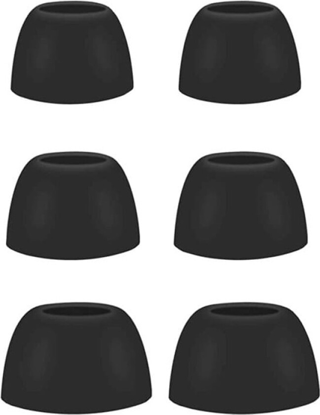 Øreputer 6-pak JBL Tune Buds - Svart