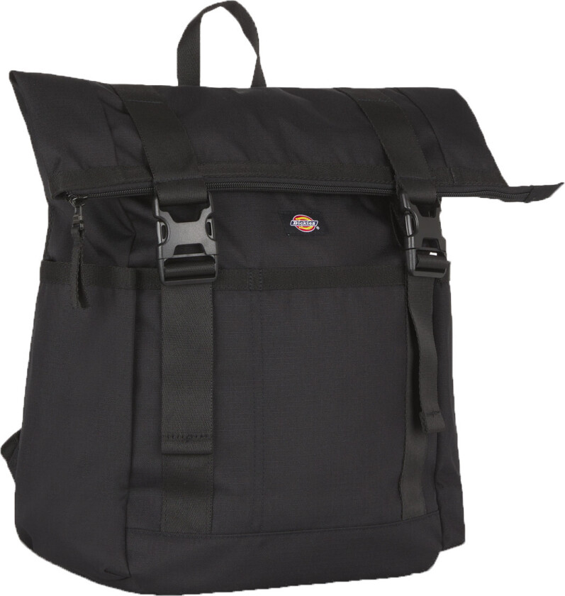 Ashville Roll Top Backpack Black