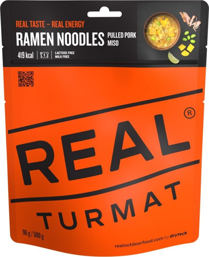 Real Turmat Ramen Noodles Orange 420 gram