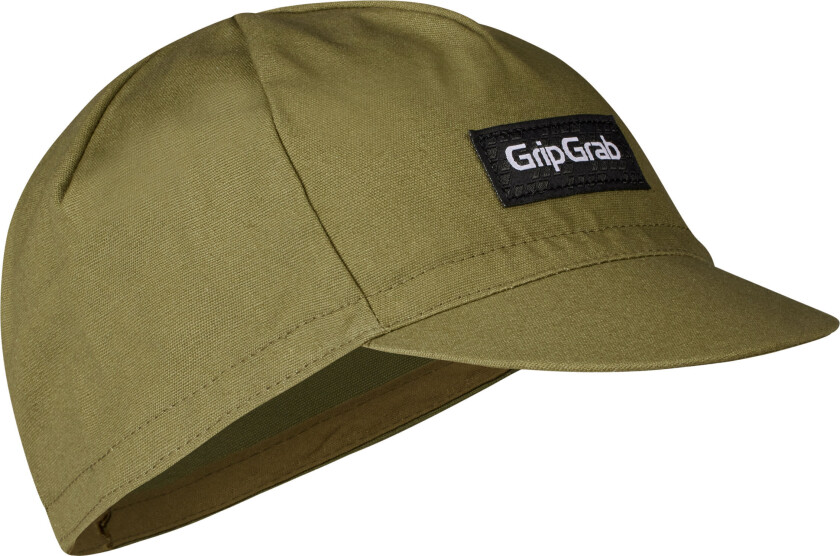 Gripgrab Classic Cotton Cycling Cap Olive Green M/L, Olive Green